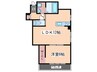 鷹ノ橋マンション 1LDKの間取り