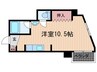 鷹ノ橋マンション 1Rの間取り