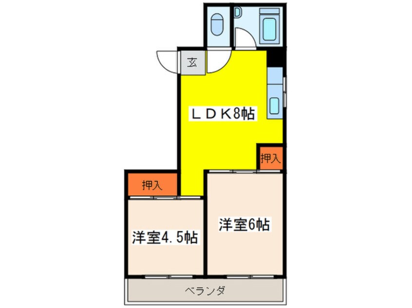 間取図 ＢＥＬＬＯ中広