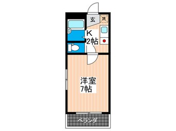 間取図 リバ－ジュ山下