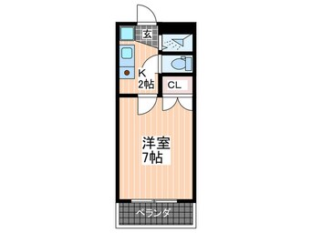 間取図 リバ－ジュ山下