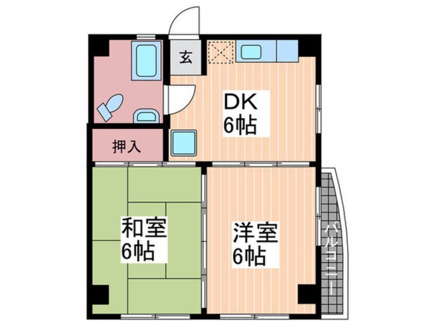 間取図 杉田ビル