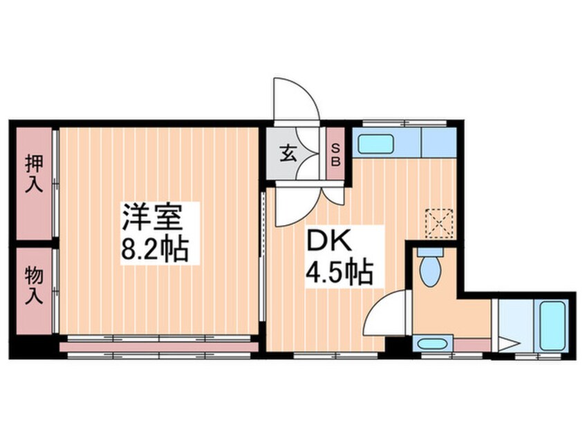 間取図 田渕ビル A棟