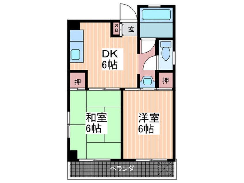 間取図 香川ビル