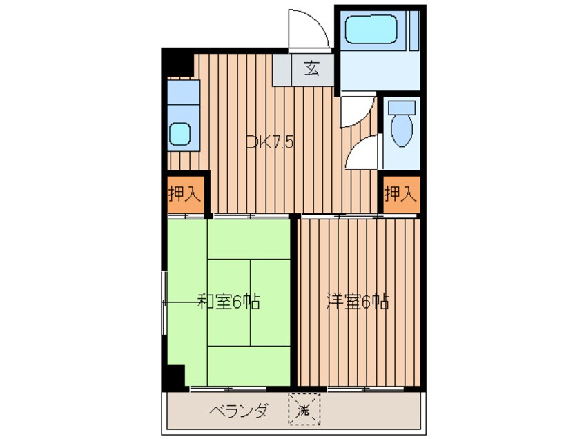 間取図 香川ビル