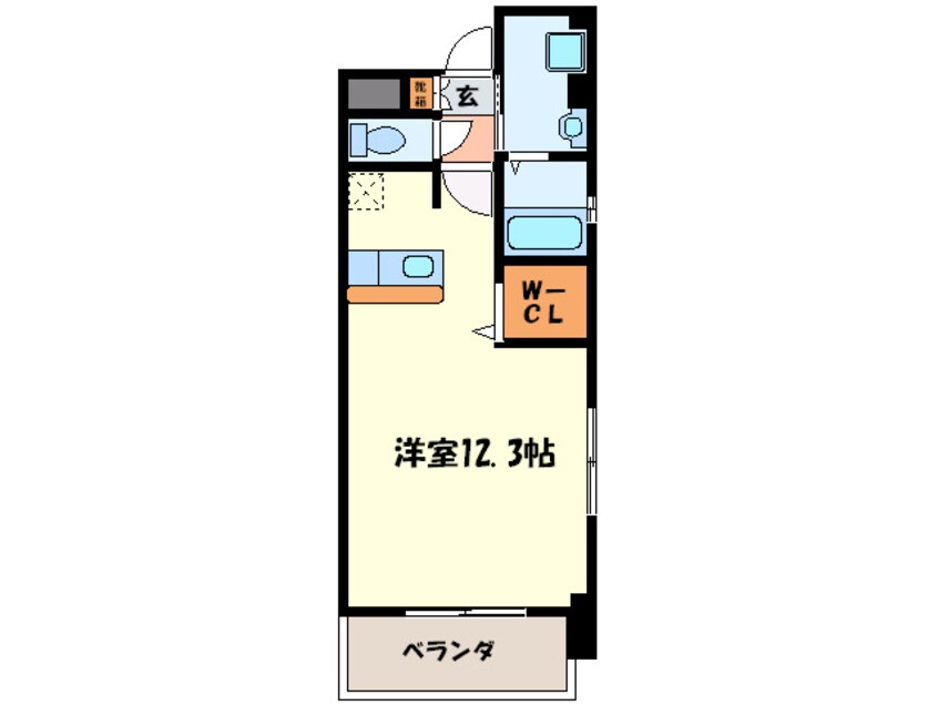 間取図 グレ－スコ－ト