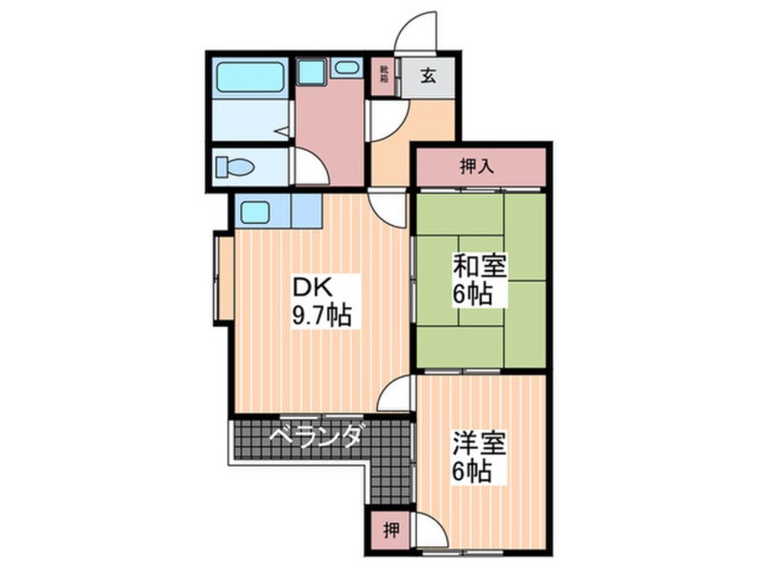 間取図 メゾン江波東