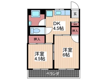 間取図 上田ビル(4－6階)