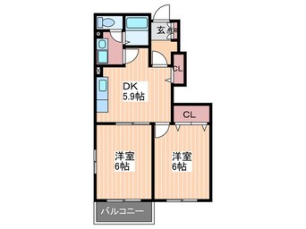 間取図 マ－ヴェラスＡ