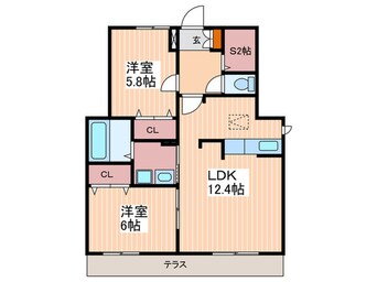 間取図 マ－ヴェラスＣ