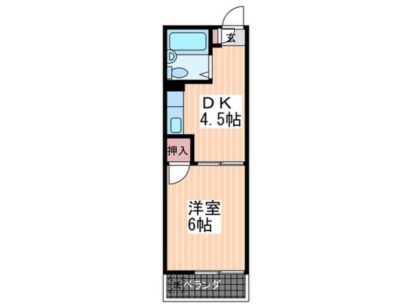 間取図 第48戸坂ビル