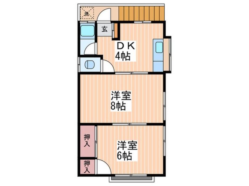 間取図 玉原アパート