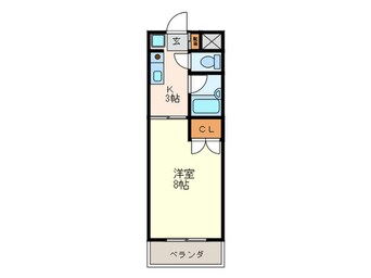 間取図 パティシエ－ル吉川Ⅱ