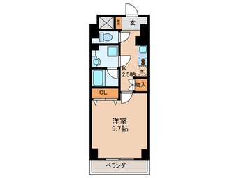 間取図 Ｔ1－フラット