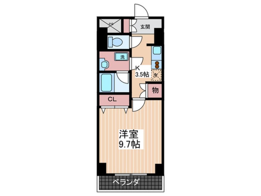 間取図 Ｔ1－フラット