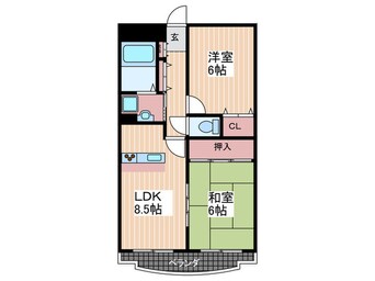 間取図 ルミエールクマダ