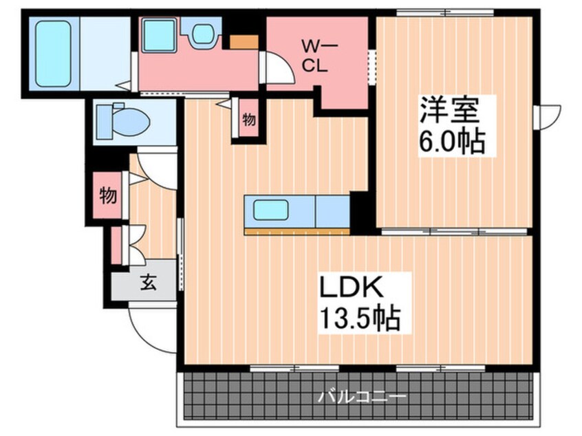 間取図 ヴェルテＣ