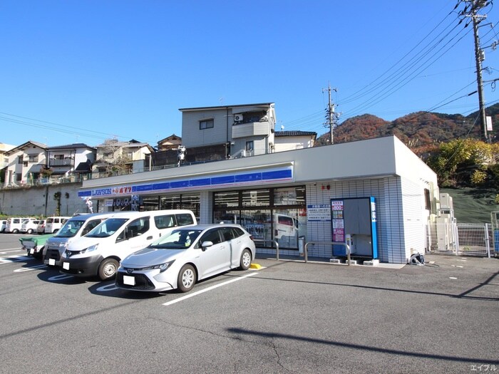 ローソン中野東店(コンビニ)まで760m ハイマート福森３