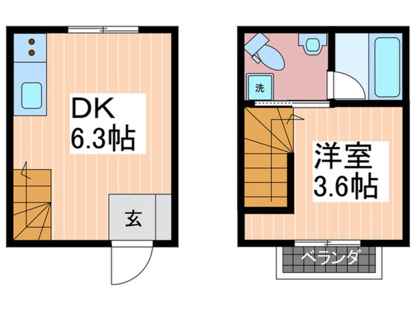 間取図 本浦コーポラスⅡ