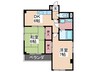 ウイング大手町(2F) 2DKの間取り