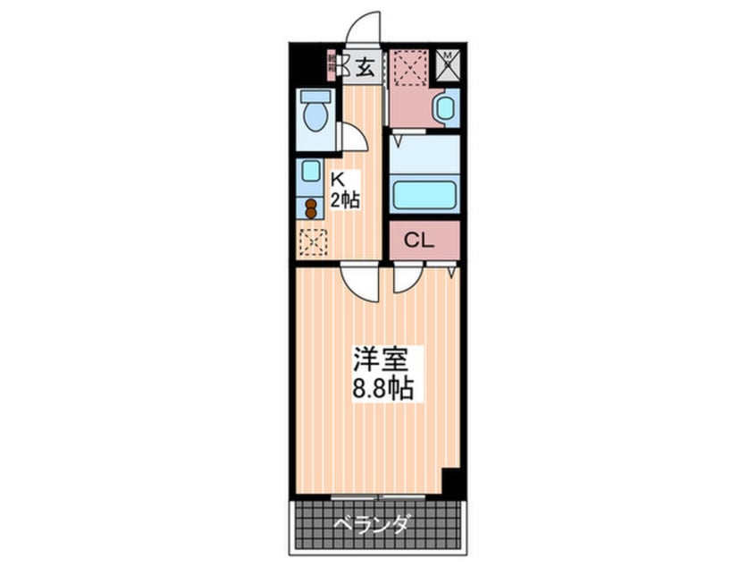 間取図 ボヌ－ルポルト