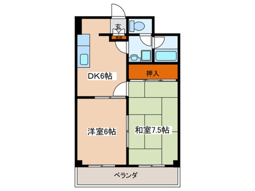 間取図 八幡ビル