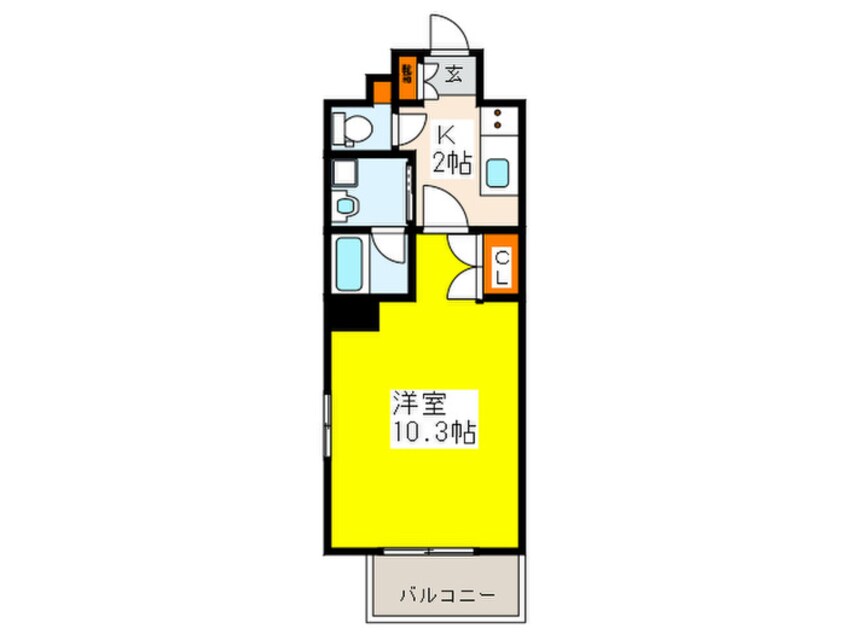 間取図 プランドール西観音