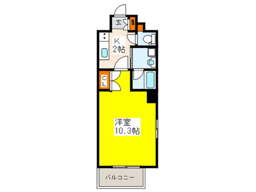 間取図 プランドール西観音