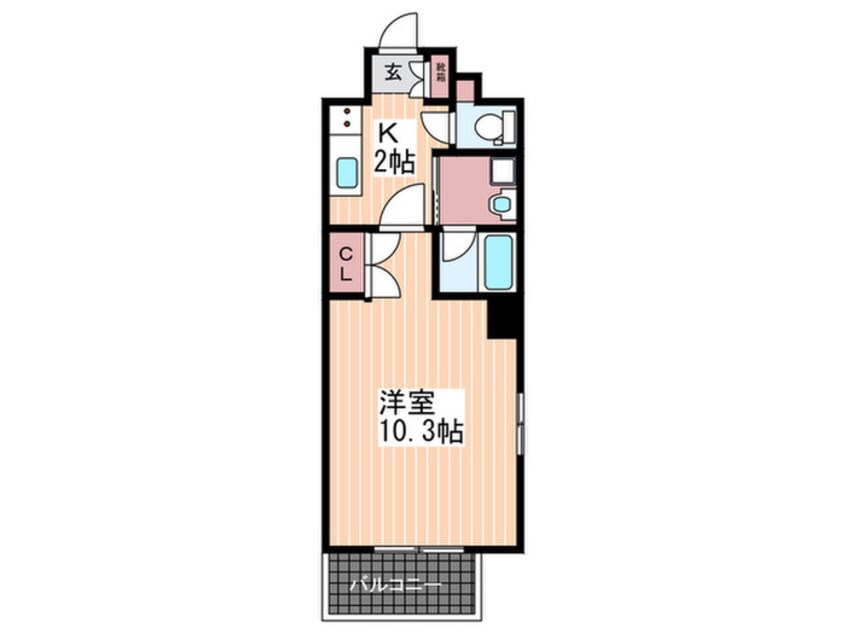 間取図 プランドール西観音