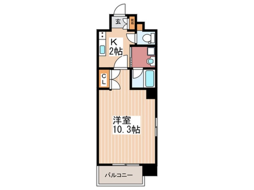 間取図 プランドール西観音