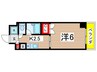 稲田第二ビル 1Kの間取り
