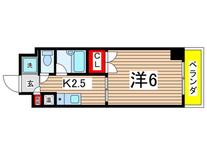 間取図 稲田第二ビル