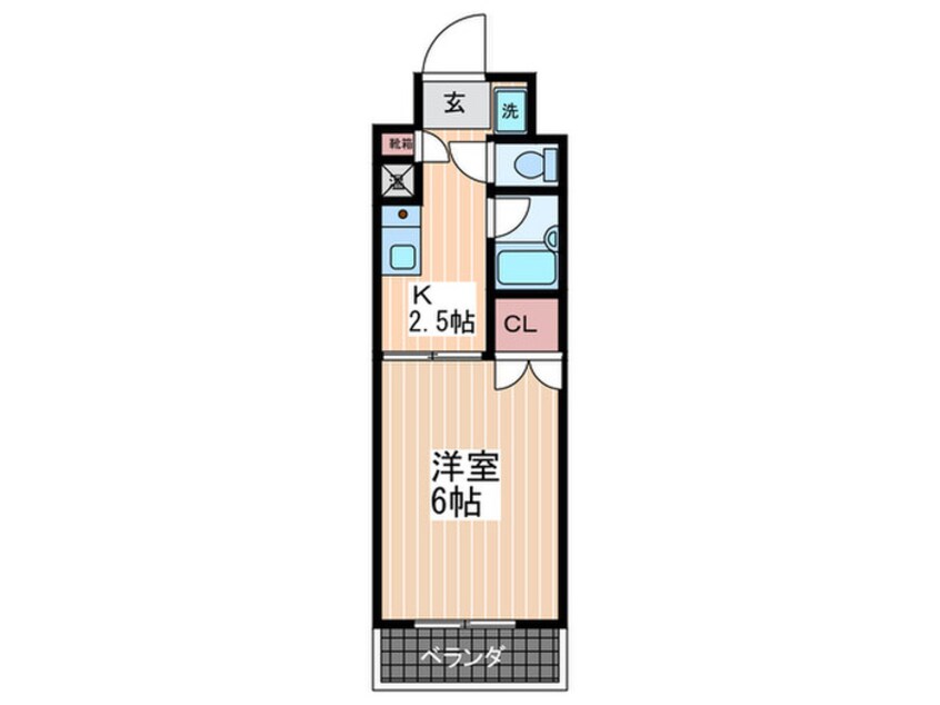 間取図 稲田第二ビル