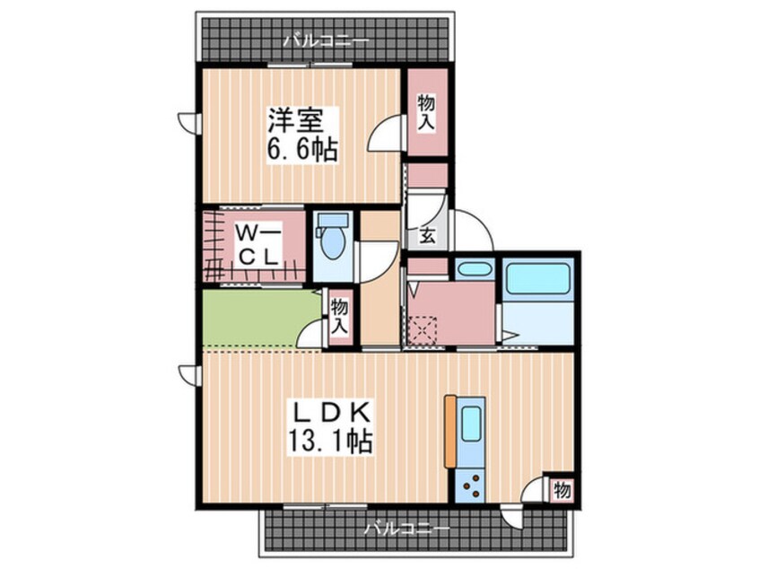 間取図 ＴＹＲ楽々園