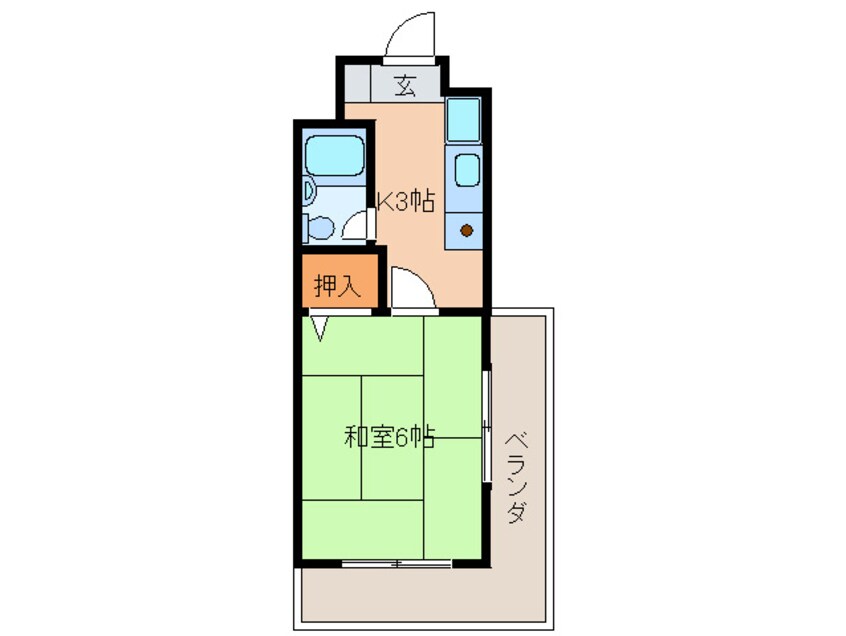 間取図 ピアーチェ住吉