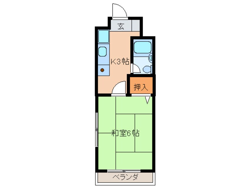 間取図 ピアーチェ住吉