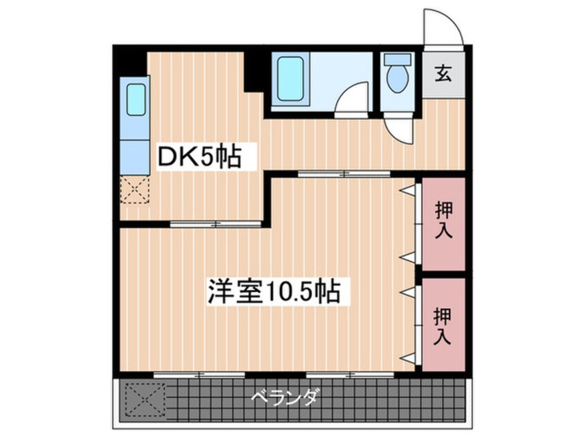 間取図 原電ビル