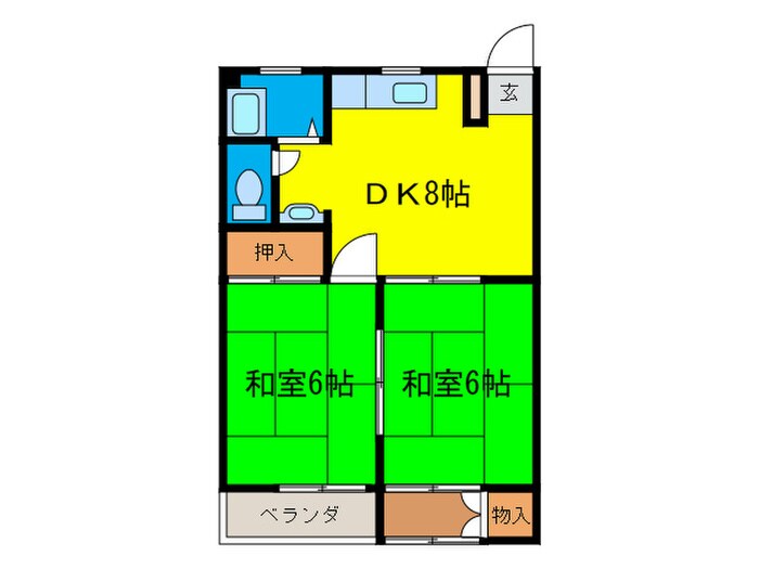 間取り図 大野マンション