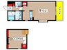 ダブルス可部南 1Rの間取り