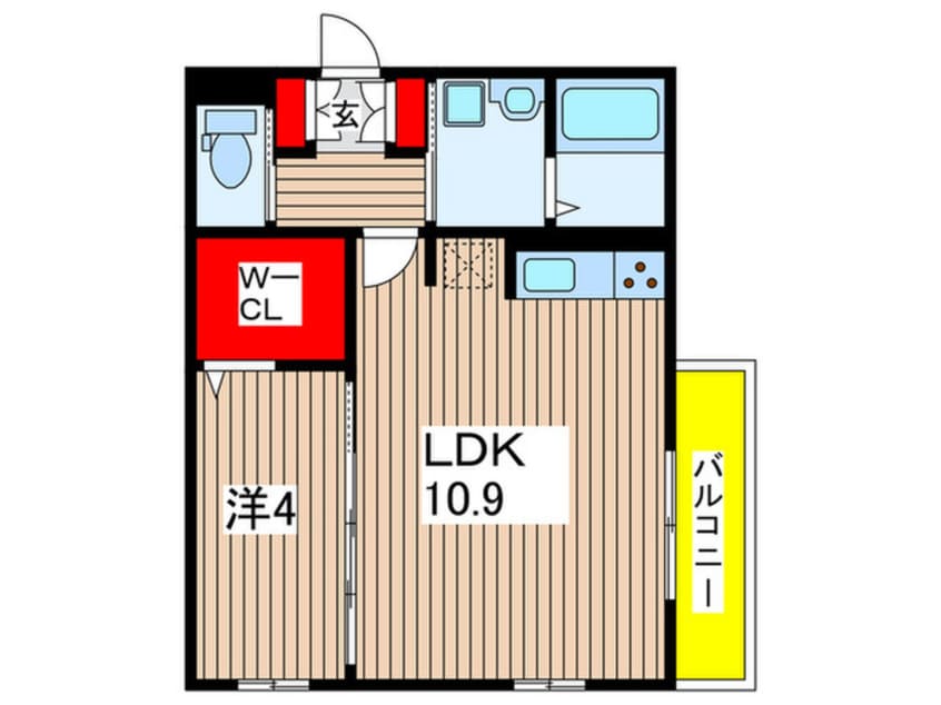 間取図 セジュール長居Ｆ
