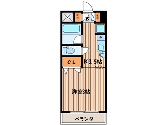 間取図 ラポール小町