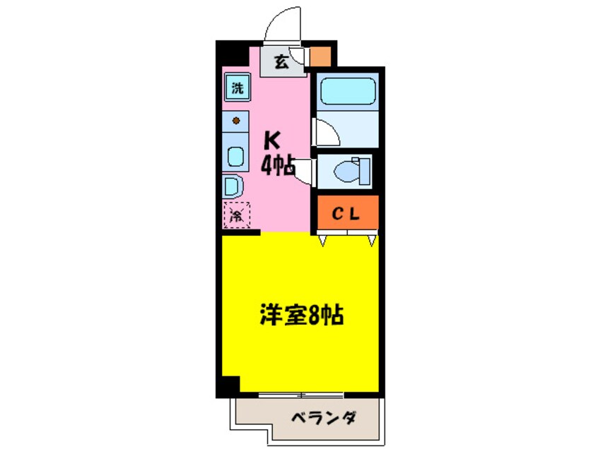 間取図 ラポール小町