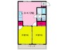 コーポ乗松 2LDKの間取り