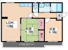 森本第３ビル 2LDKの間取り