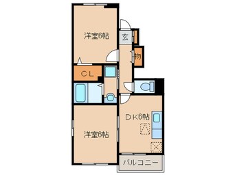 間取図 シャン・ド・フルール
