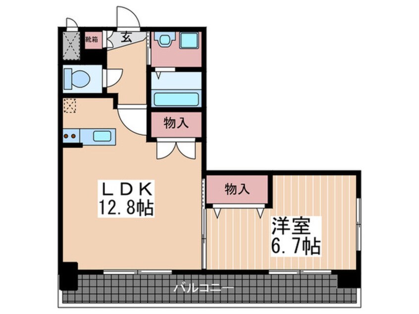 間取図 サムティレジデンス平和大通り