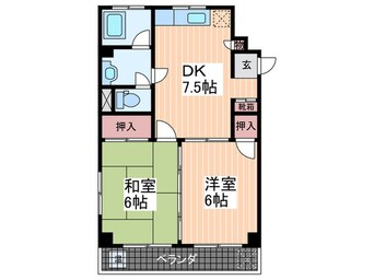 間取図 久都内マンション