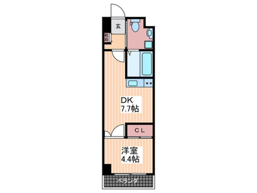 間取図 Ｋｓ　Ｂｌｄｇ