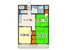 ラックビル 3DKの間取り