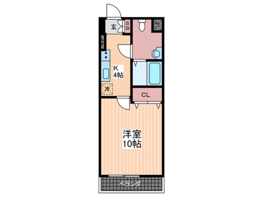 間取図 アクアシティ舟入中町(1003)